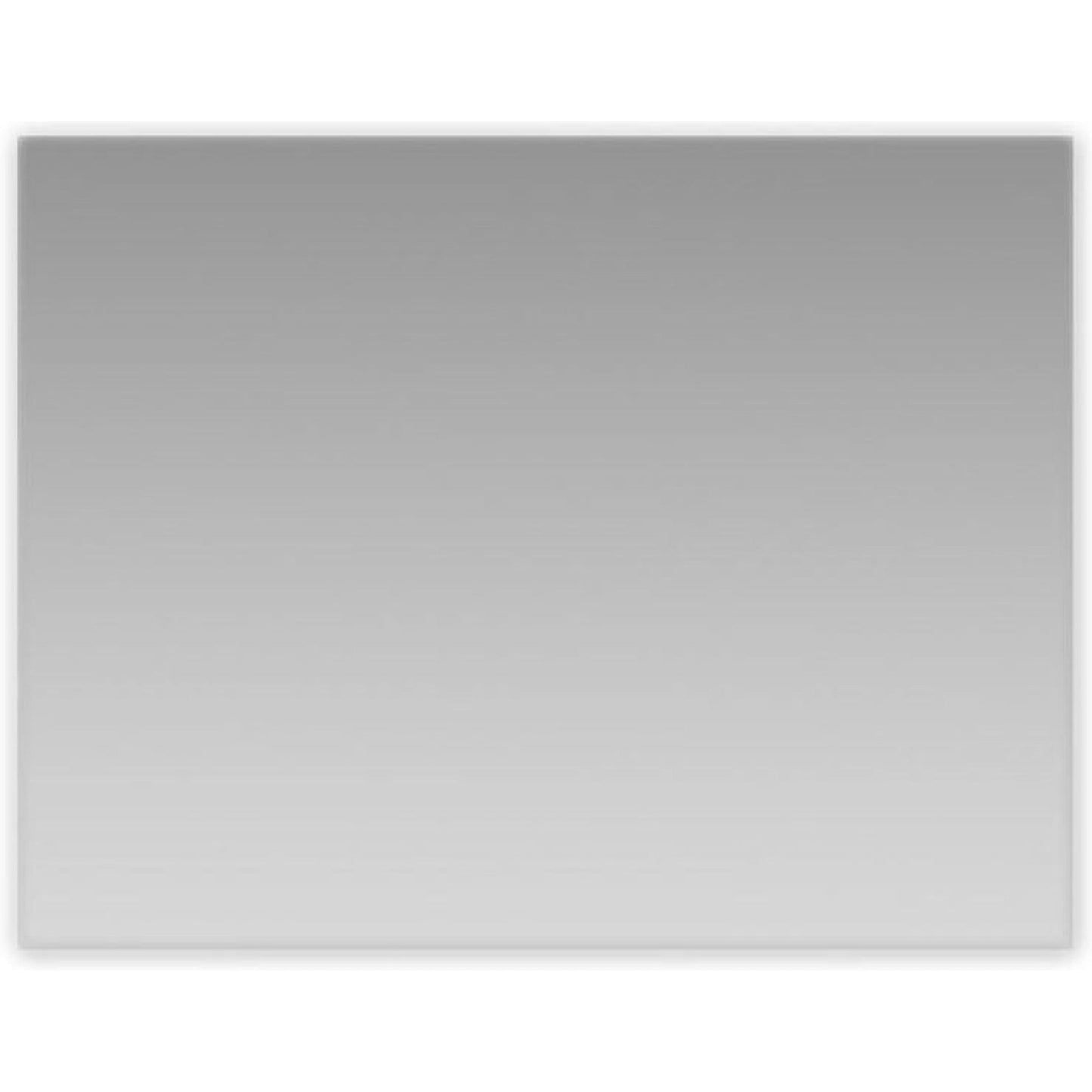 Eviva Sleek 36" x 30" Frameless Bathroom Wall-Mounted Mirror