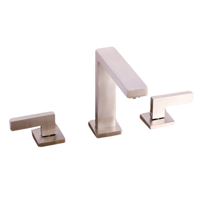 Eviva Sleek Brushed Nickel Widespread Bathroom Sink Faucet