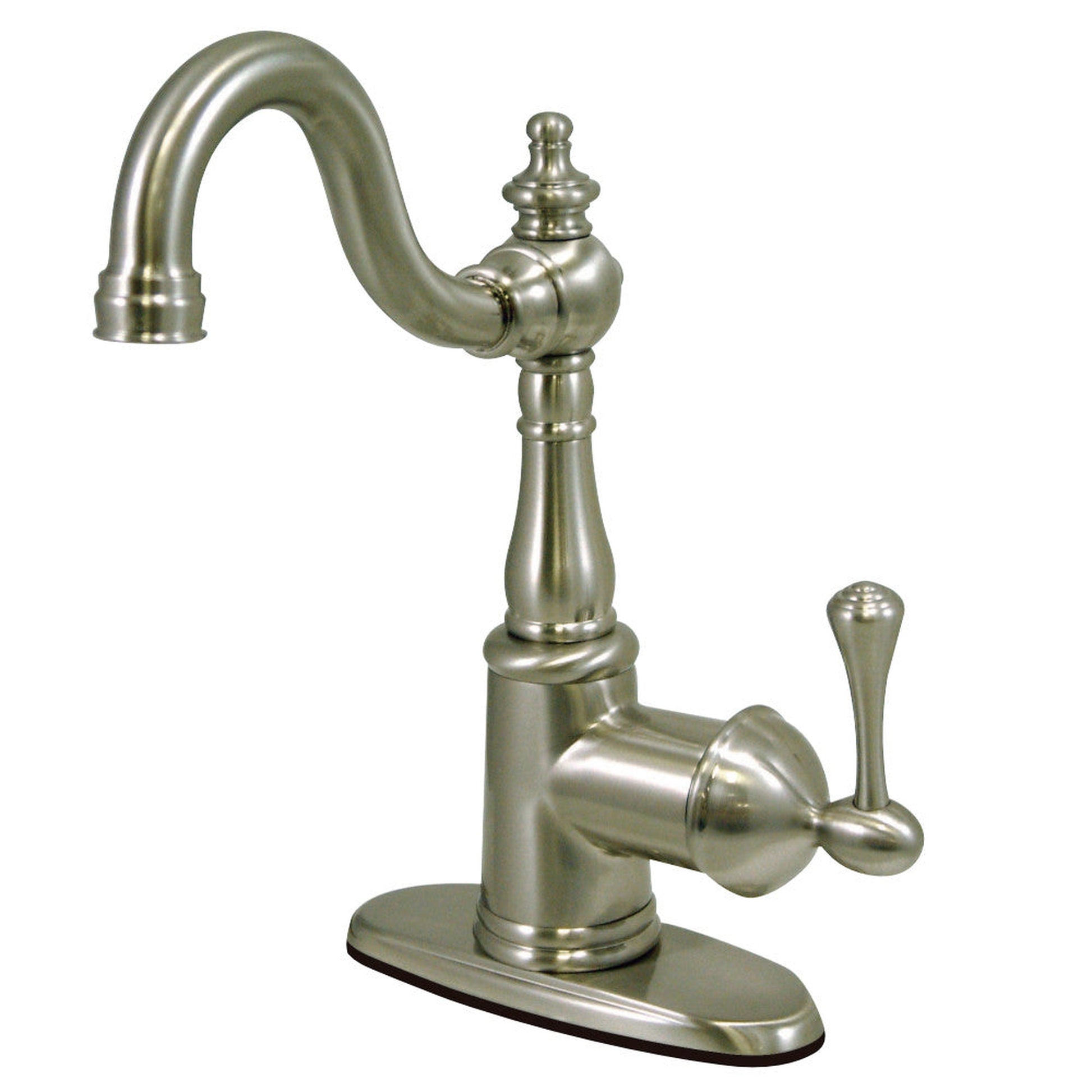 Fauceture FS7648BL Single-Handle 4 in. Centerset Bathroom Faucet, Brushed Nickel
