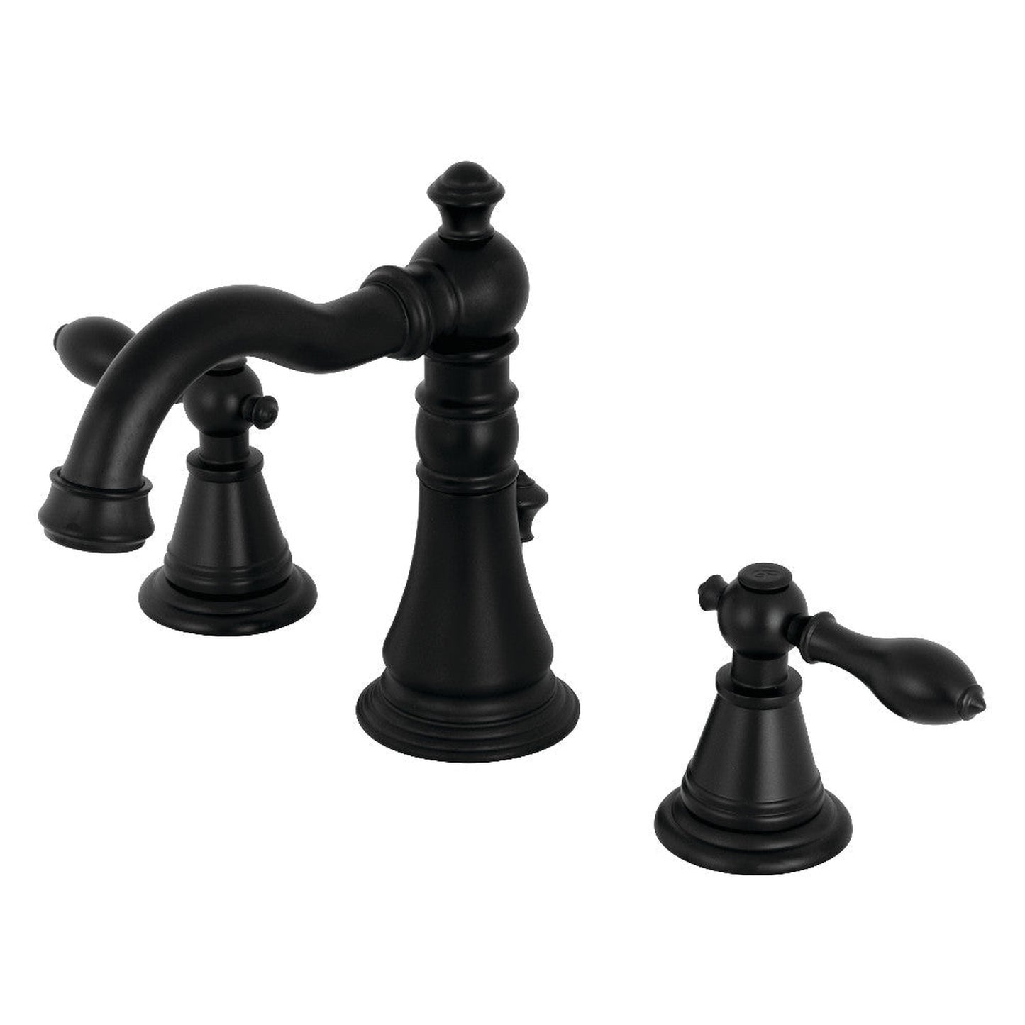 Fauceture FSC1970AL English Classic Widespread Bathroom Faucet, Matte Black