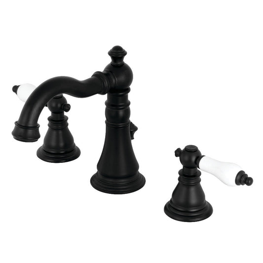 Fauceture FSC1970APL American Patriot Widespread Bathroom Faucet, Matte Black