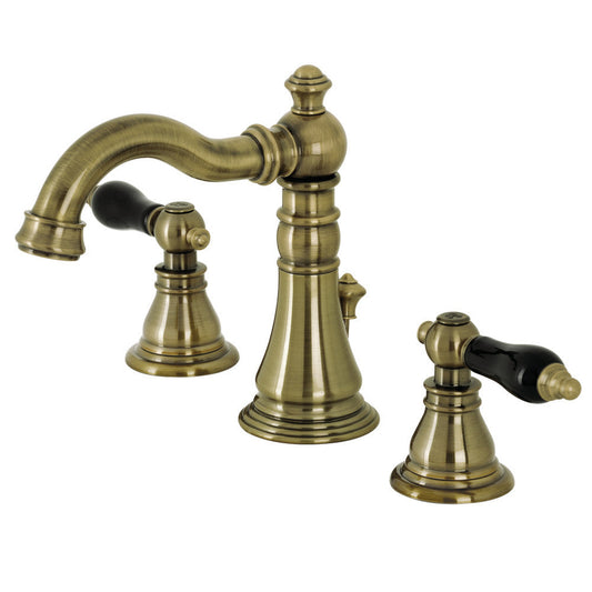 Fauceture FSC19733AKL Duchess Widespread Bathroom Faucet with Retail Pop-Up, Antique Brass