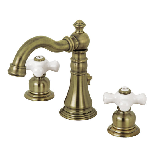 Fauceture FSC19733PX American Classic Widespread Bathroom Faucet, Antique Brass