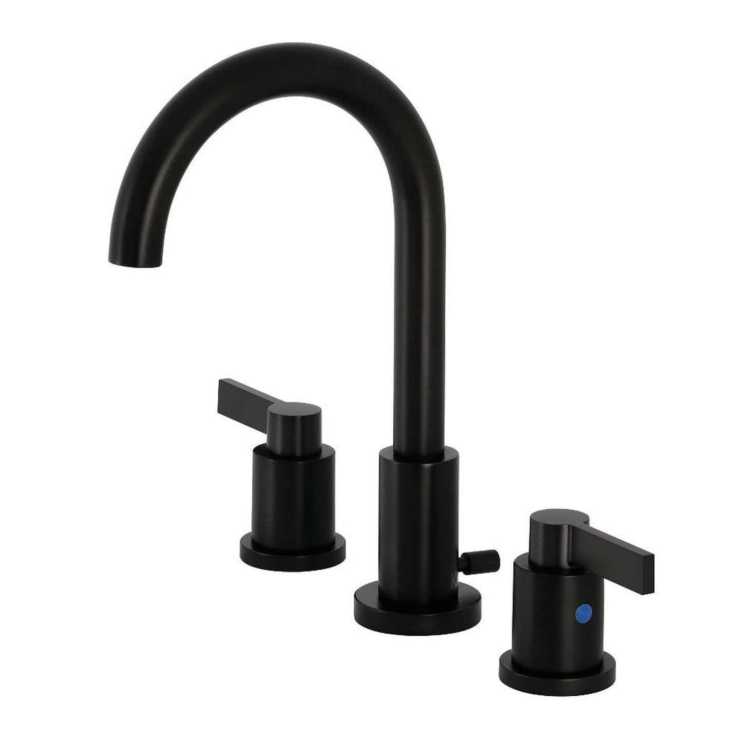 Fauceture FSC8920NDL NuvoFusion Widespread Bathroom Faucet, Matte Black