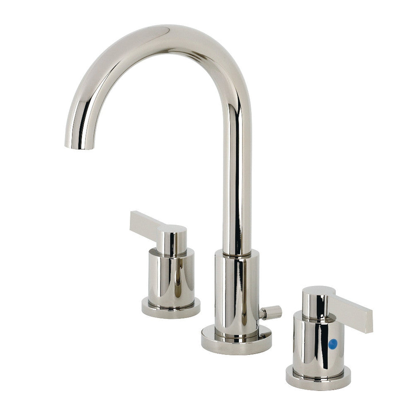 Fauceture FSC8929NDL NuvoFusion Widespread Bathroom Faucet, Polished Nickel