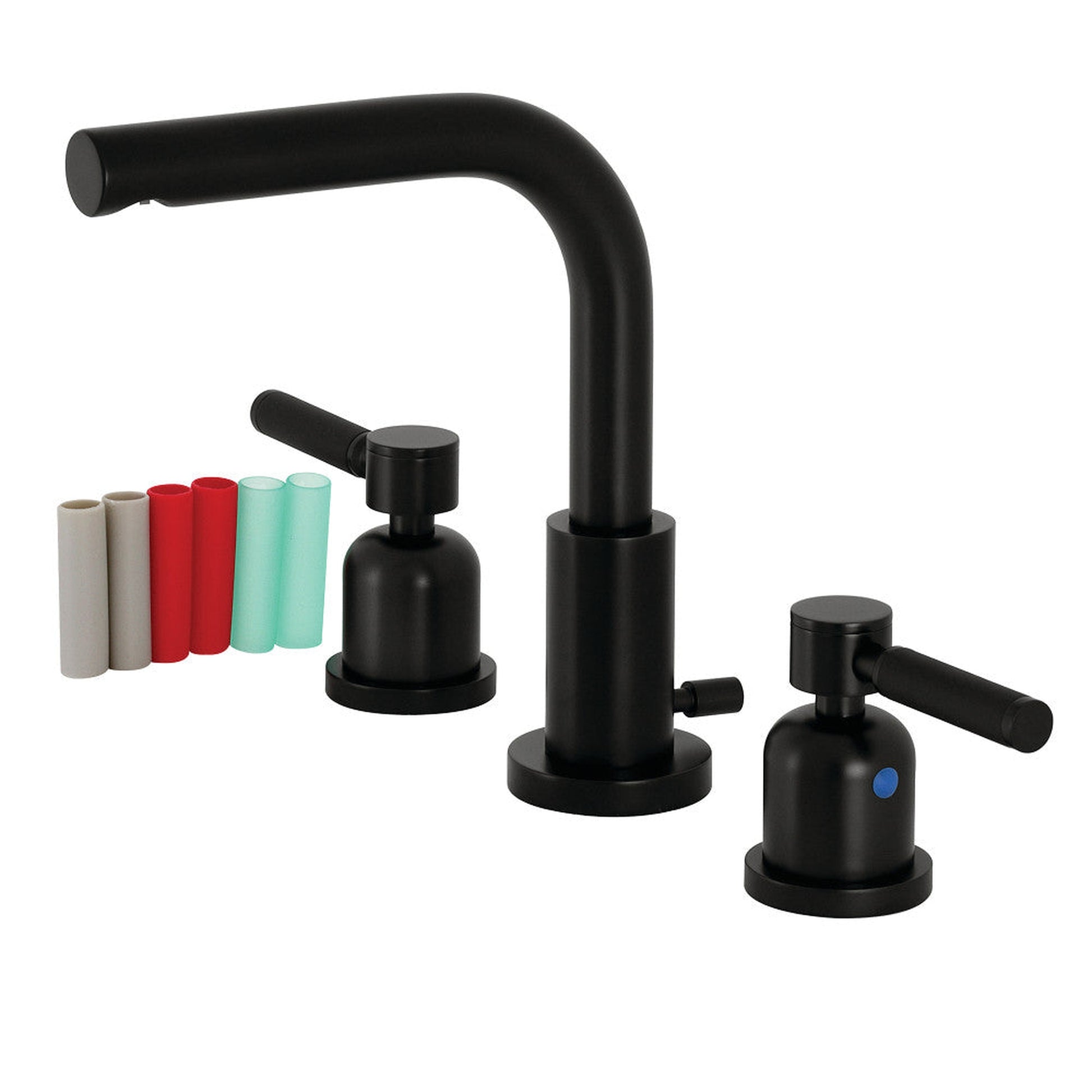 Fauceture FSC8950DKL 8 in. Widespread Bathroom Faucet, Matte Black