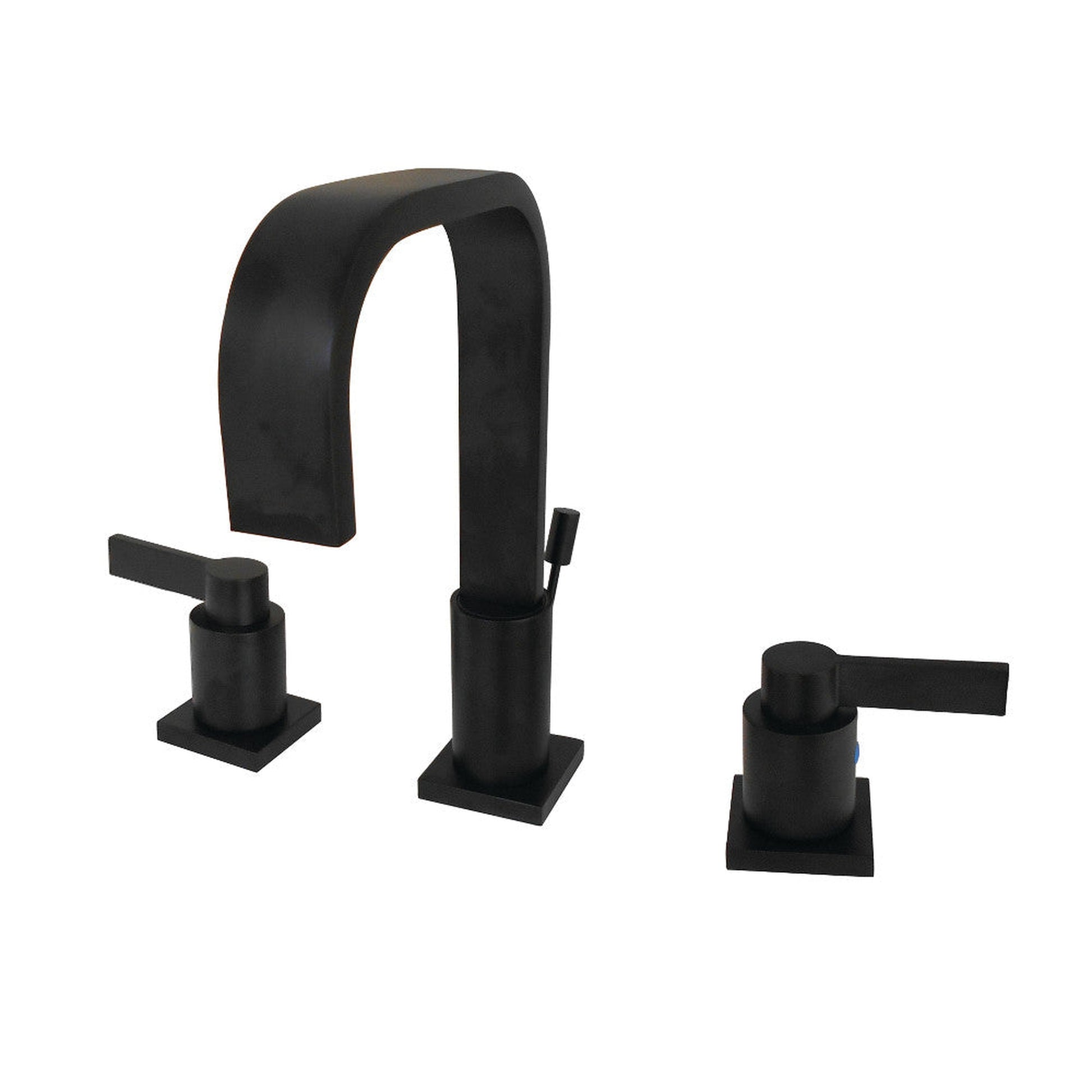 Fauceture FSC8960NDL NuvoFusion Widespread Bathroom Faucet, Matte Black