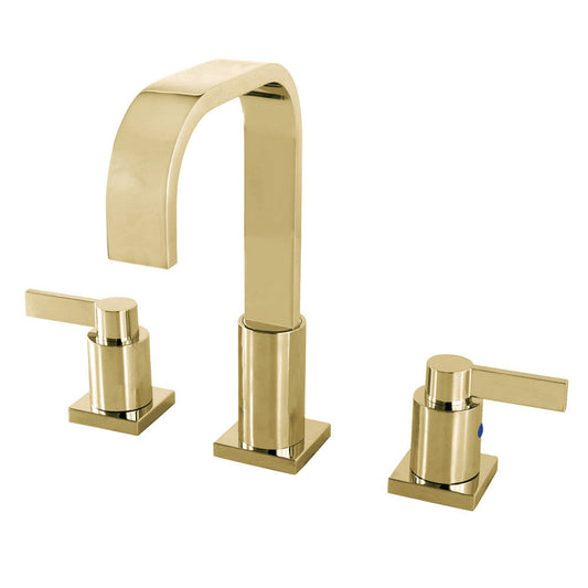 Fauceture FSC8962NDL NuvoFusion Widespread Bathroom Faucet, Polished Brass