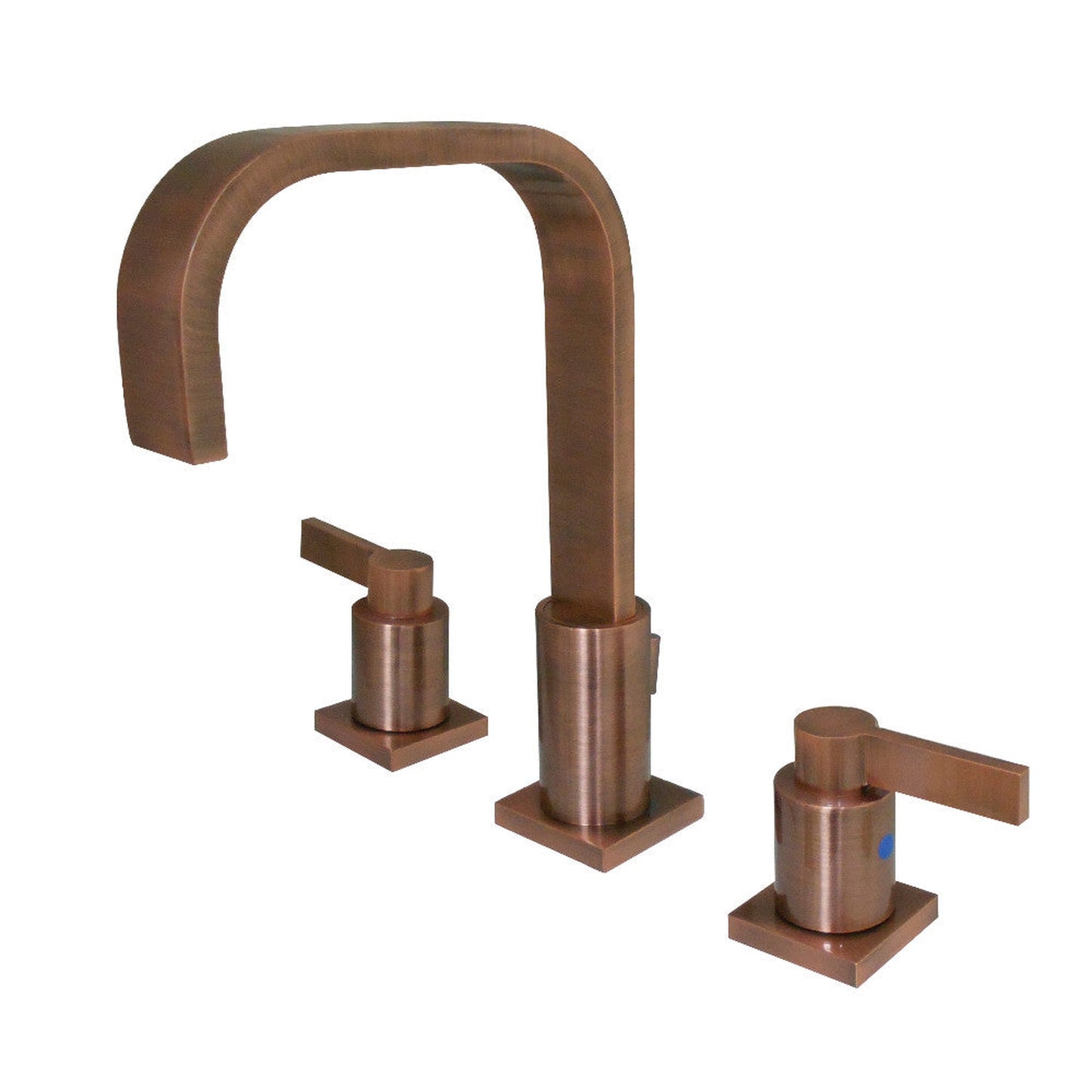 Fauceture FSC896NDLAC NuvoFusion Widespread Bathroom Faucet, Antique Copper