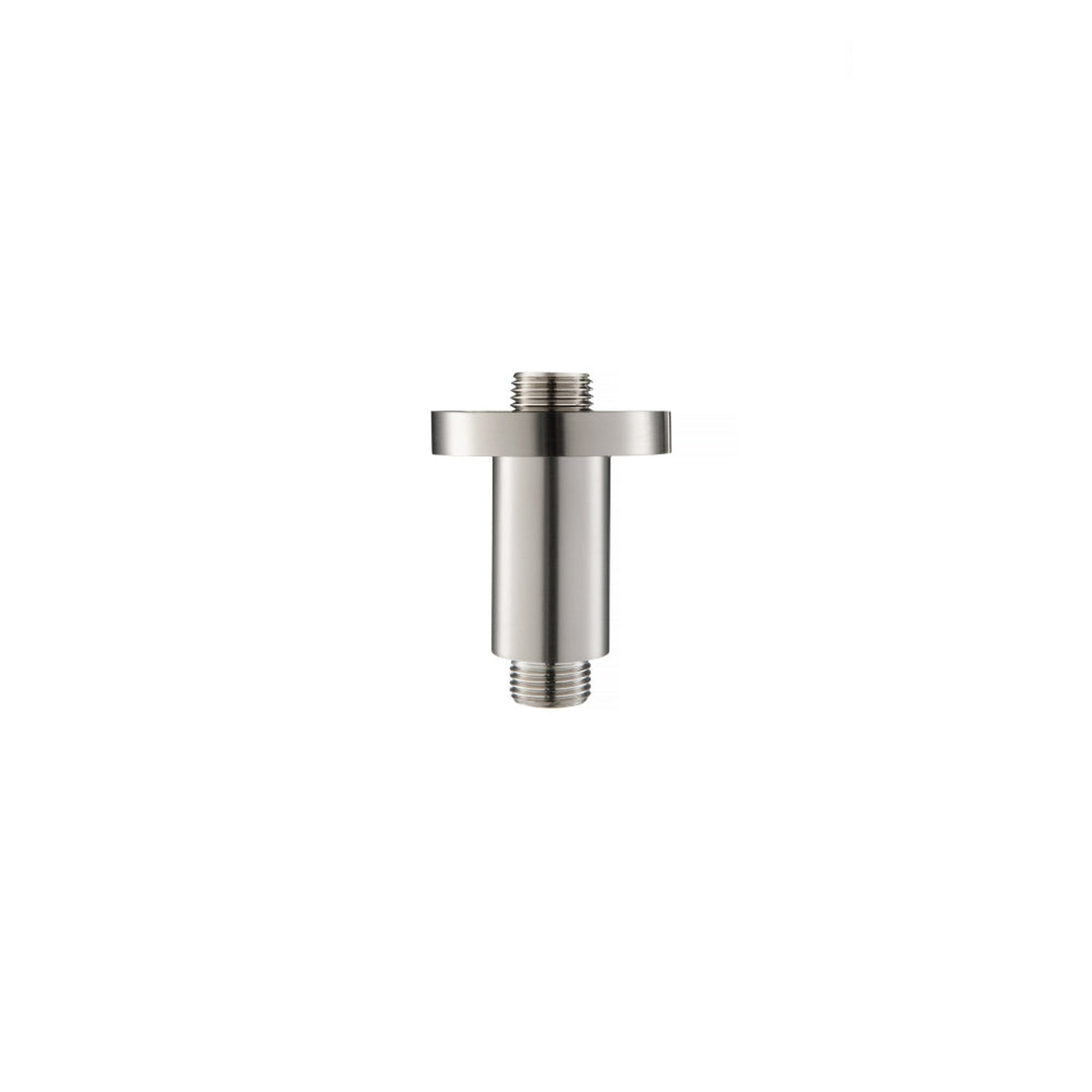 Flusso Faucets Serie 100 2" Brushed Nickel PVD Solid Brass Ceiling-Mounted Shower Arm With Adjustable Sliding Flange