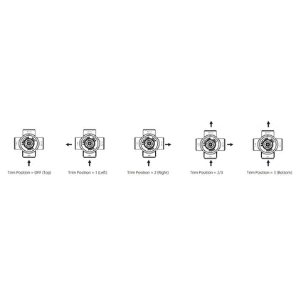 Flusso Faucets Serie 100 3" Brushed Nickel PVD Wall Mounted Shower Faucet Trim With 3-Way Diverter Shower Rough Valve With Shared Outputs and Integrated Volume Control