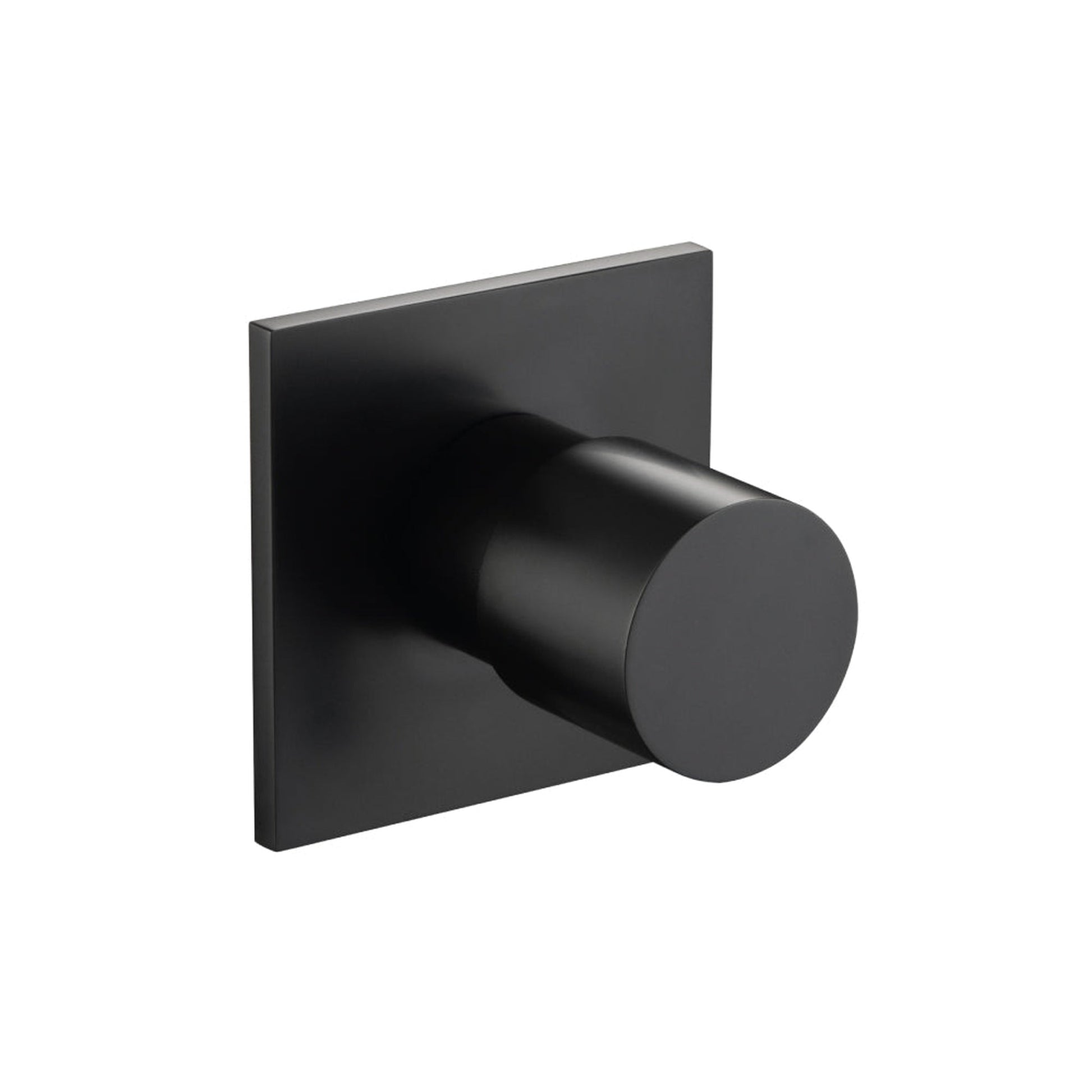 Flusso Faucets Serie 100 3" Matte Black Wall Mounted Volume Control Shower Faucet Valve Trim