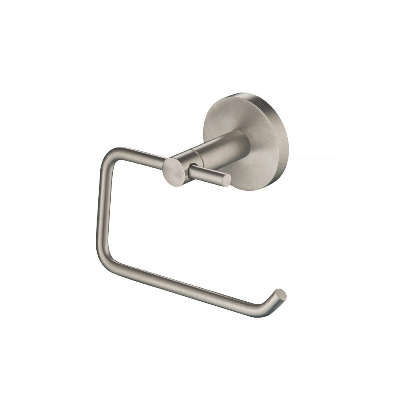 Flusso Faucets Serie 100 6" Brushed Nickel PVD Solid Brass Wall-Mounted Toilet Paper Holder