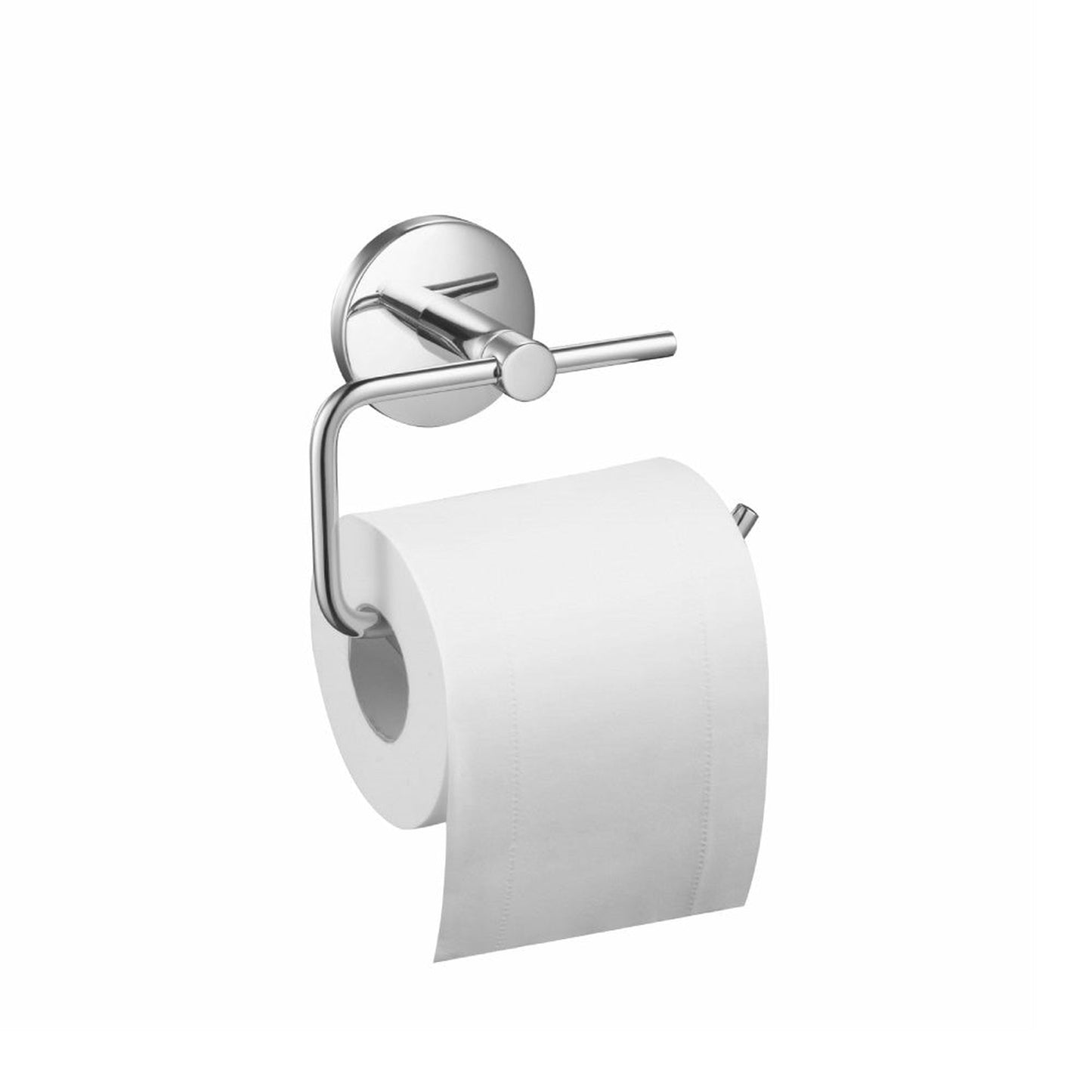 Flusso Faucets Serie 100 6" Matte Black Solid Brass Wall-Mounted Toilet Paper Holder