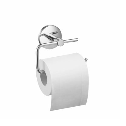 Flusso Faucets Serie 100 6" Matte Black Solid Brass Wall-Mounted Toilet Paper Holder