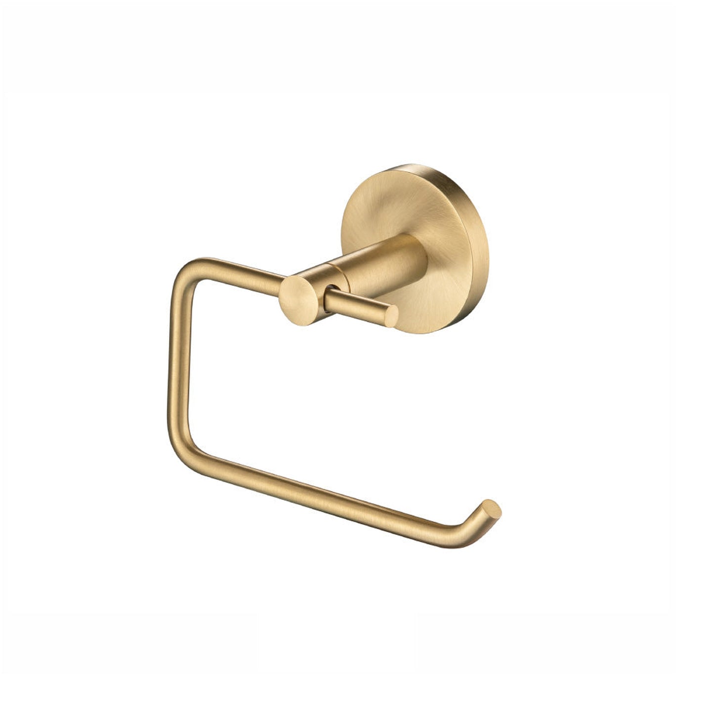 Flusso Faucets Serie 100 6" Satin Brass PVD Solid Brass Wall-Mounted Toilet Paper Holder