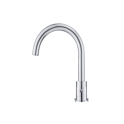 Flusso Faucets Serie 100 8" Three-Hole Chrome Solid Brass Deck-Mounted Roman Bathtub Faucet