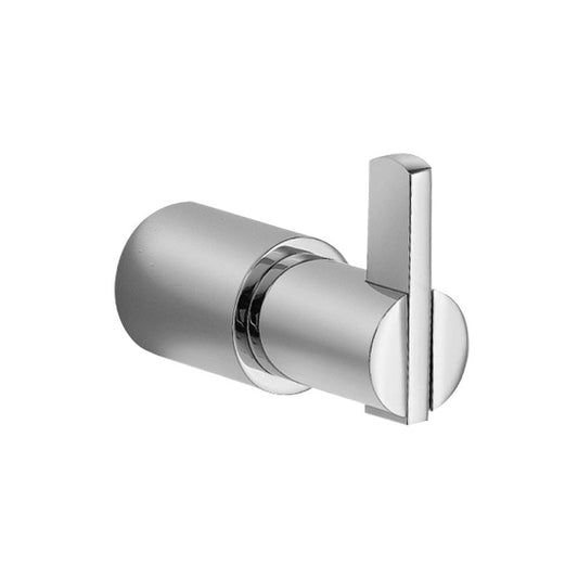 Flusso Faucets Serie 145 2" Chrome Solid Brass Wall-Mounted Towel and Robe Hook