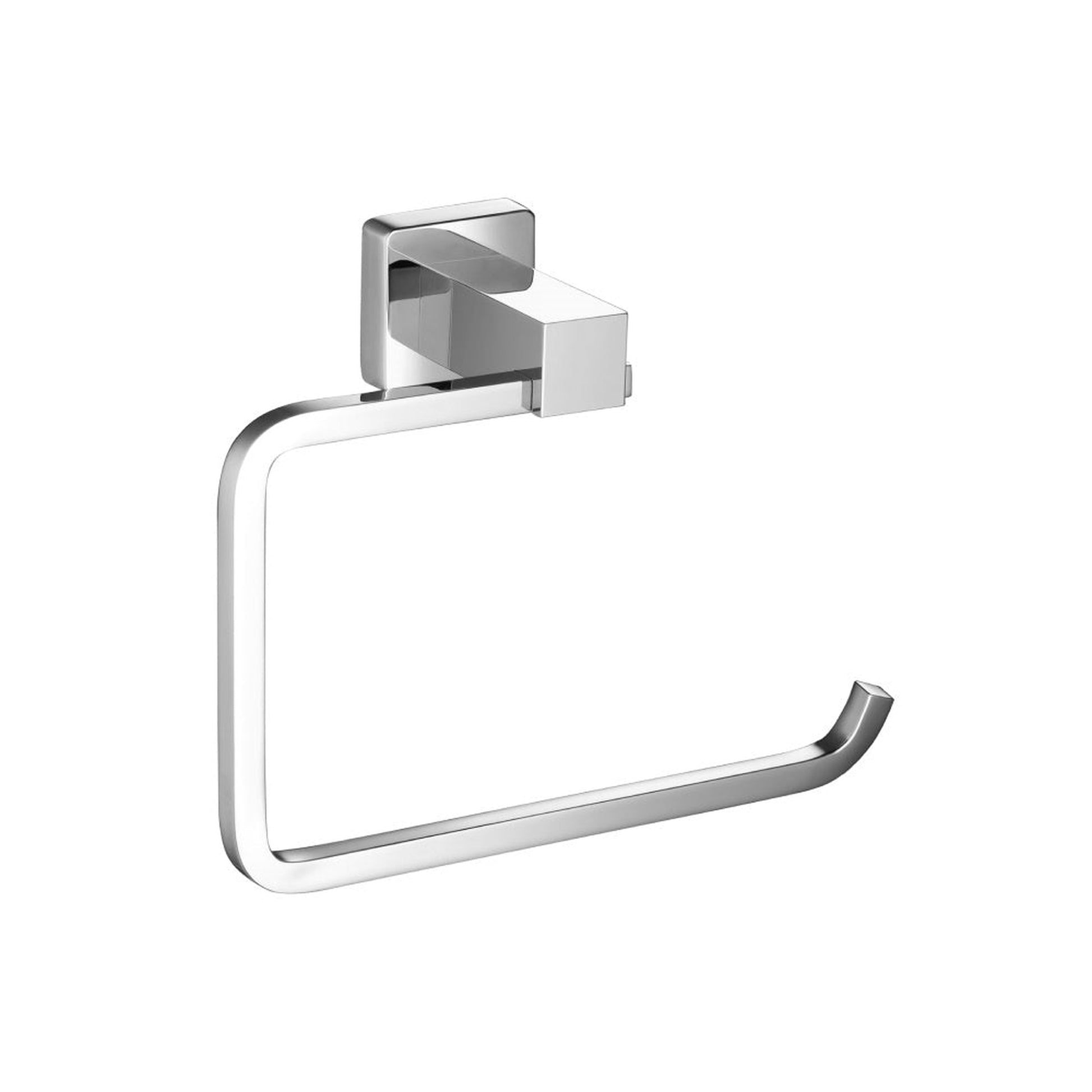 Flusso Faucets Serie 150 6" Chrome Solid Brass Wall-Mounted Toilet Paper Holder