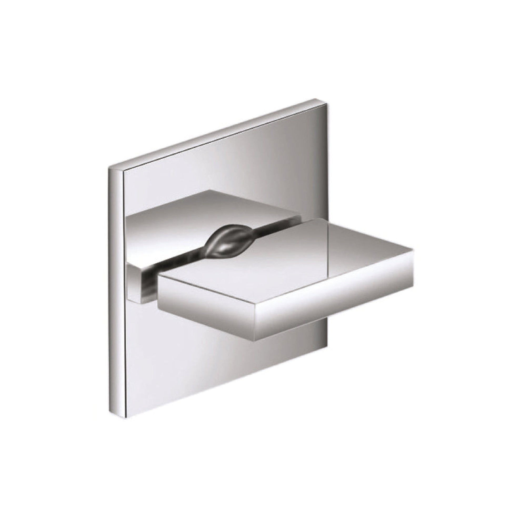 Flusso Faucets Serie 160 0.50" NPT Connection Chrome Wall Mounted Volume Control Shower Faucet Trim With Valve
