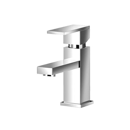Flusso Faucets Serie 160 160.1050MB 6" Single-Hole Matte Black Deck-Mounted Bathroom Sink Faucet With Pop-Up Drain