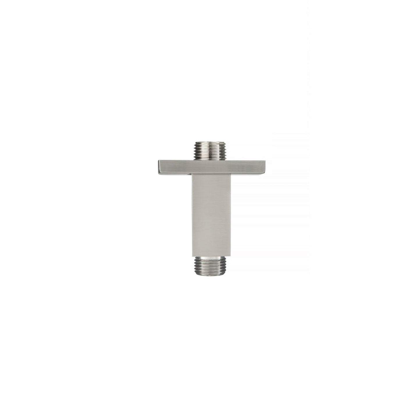 Flusso Faucets Serie 160 2" Brushed Nickel PVD Solid Brass Ceiling-Mounted Shower Arm With Adjustable Sliding Flange