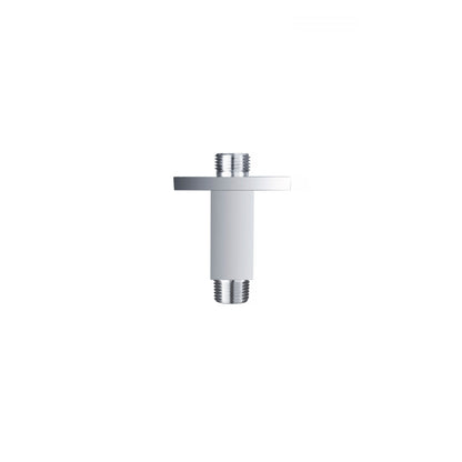 Flusso Faucets Serie 160 2" Chrome Solid Brass Ceiling-Mounted Shower Arm With Adjustable Sliding Flange