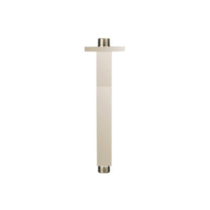 Flusso Faucets Serie 160 8" Polished Nickel PVD Solid Brass Ceiling-Mounted Shower Arm With Adjustable Sliding Flange