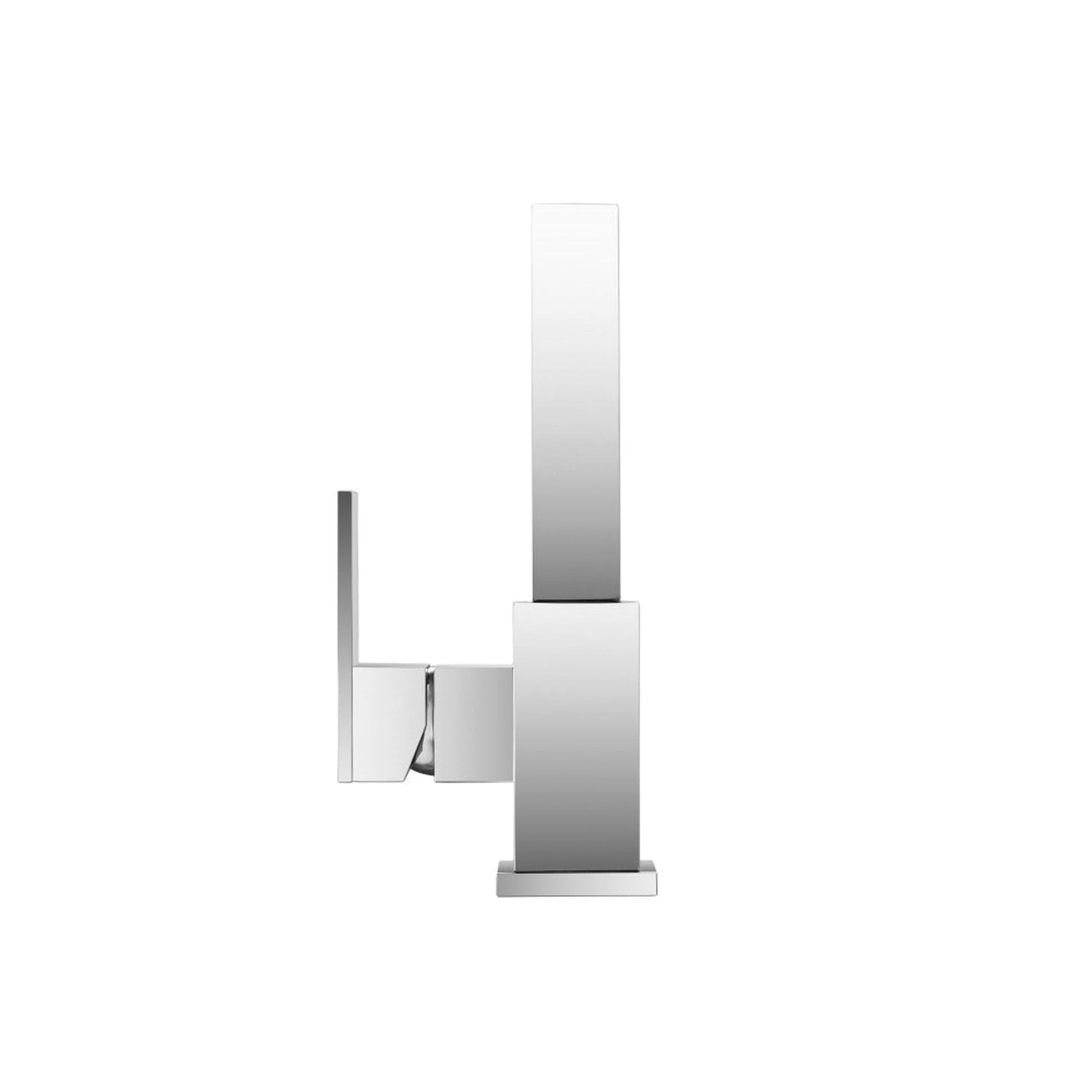 Flusso Faucets Serie 160 9" Single-Hole Matte Black Solid Brass Deck-Mounted Bathroom Bar Sink Faucet With Swivel Spout