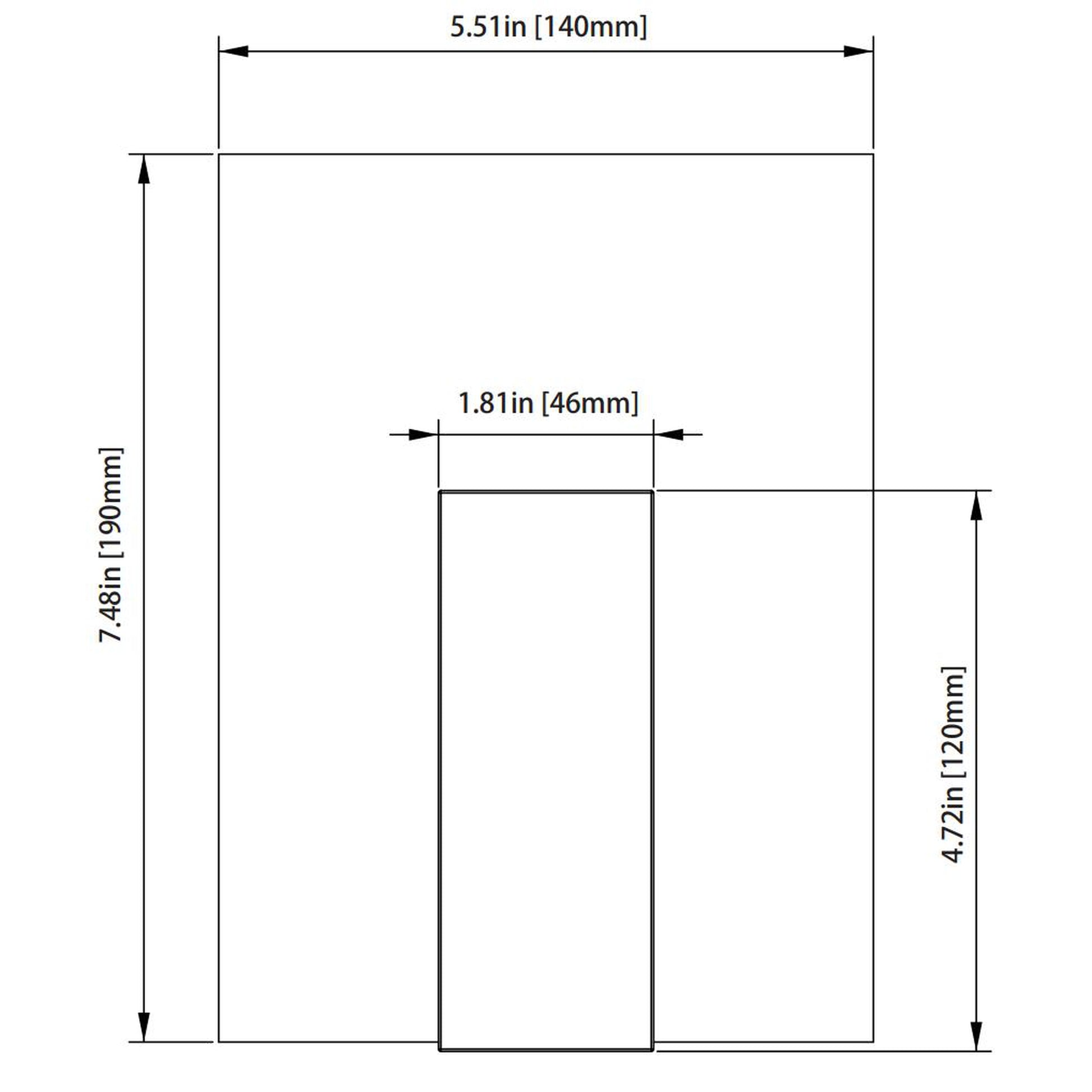 Flusso Faucets Serie 160 Single Output Chrome Wall-Mounted Shower Set With 3-Function ABS Shower Head, Single Handle Shower Trim and 1-Output Single Control Pressure Balance Valve