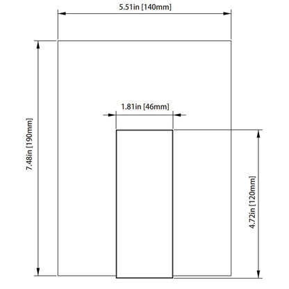Flusso Faucets Serie 160 Single Output Chrome Wall-Mounted Shower Set With 3-Function ABS Shower Head, Single Handle Shower Trim and 1-Output Single Control Pressure Balance Valve