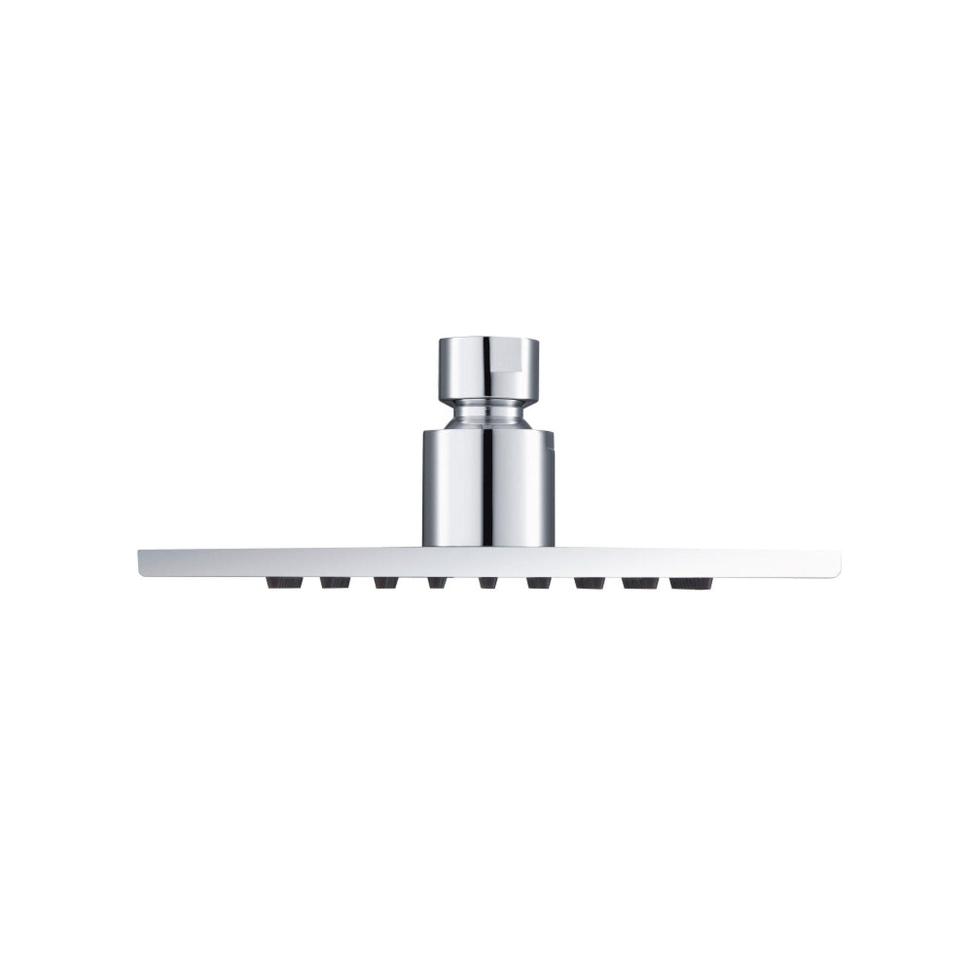 Flusso Faucets Serie 160 Single Output Chrome Wall-Mounted Shower Set With 6" Solid Brass Rainhead Shower Head, Single Handle Shower Trim and 1-Output Single Control Pressure Balance Valve