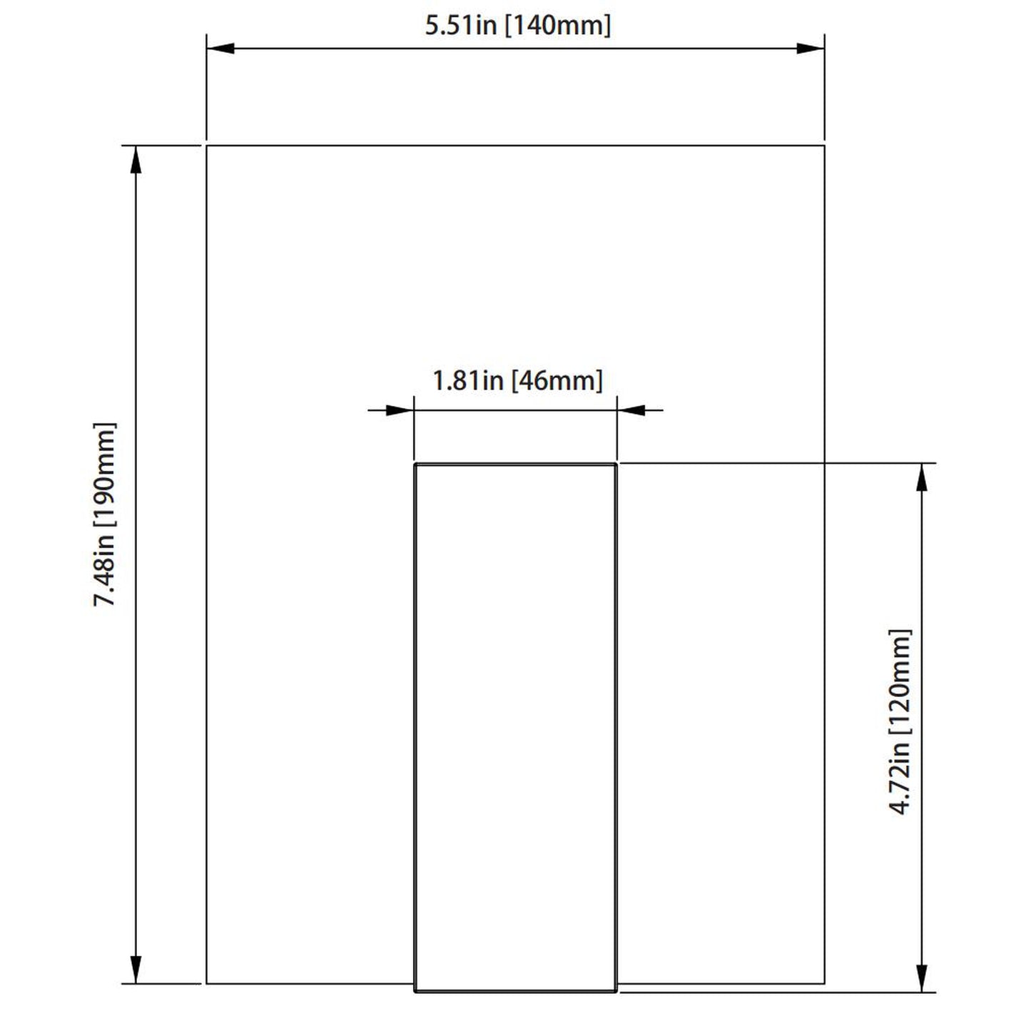 Flusso Faucets Serie 160 Single Output Matte Black Wall-Mounted Shower Set With 3-Function ABS Shower Head, Single Handle Shower Trim and 1-Output Single Control Pressure Balance Valve