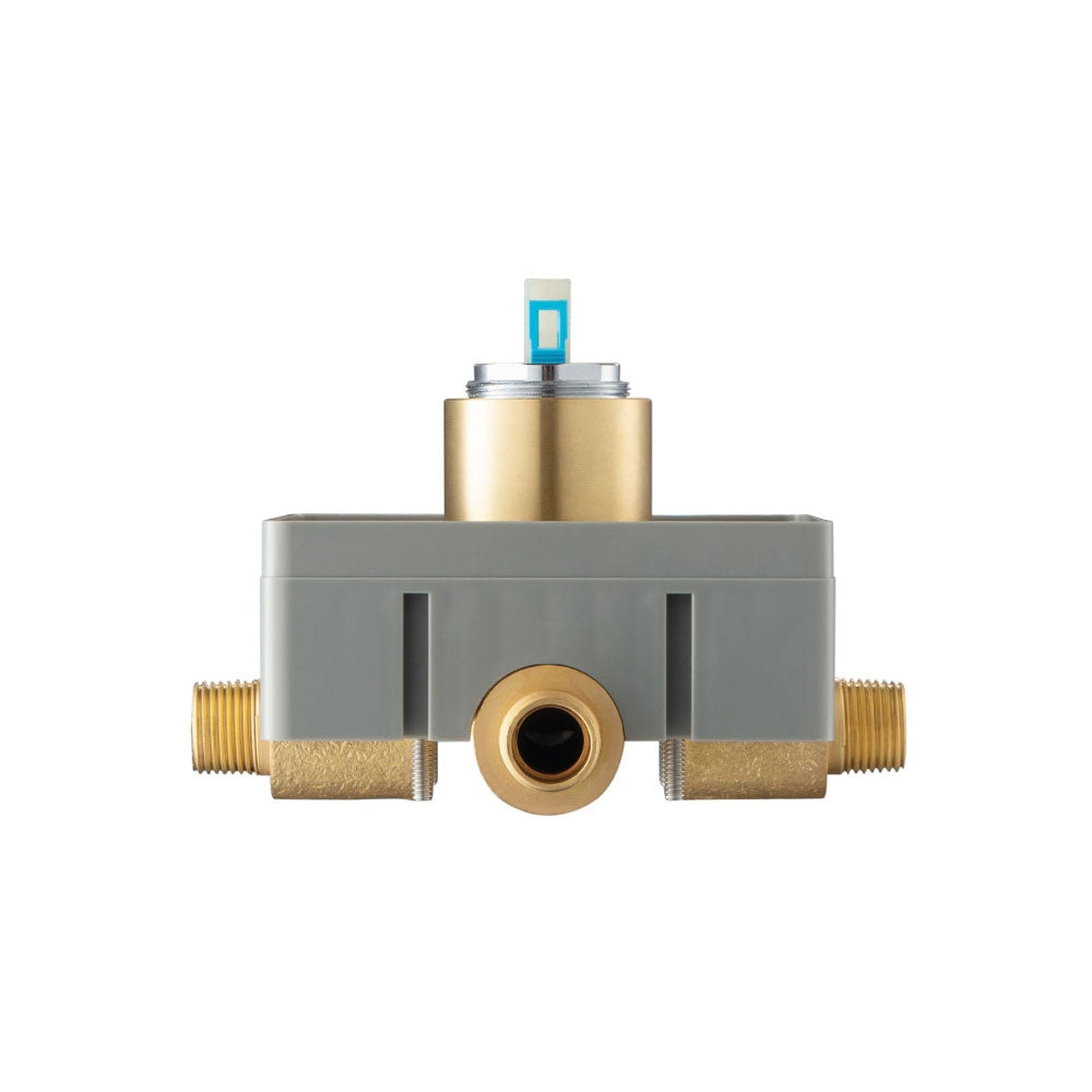 Flusso Faucets Serie 180 8" Brushed Nickel PVD Shower Trim Set With 1-Output Pressure Balance Valve