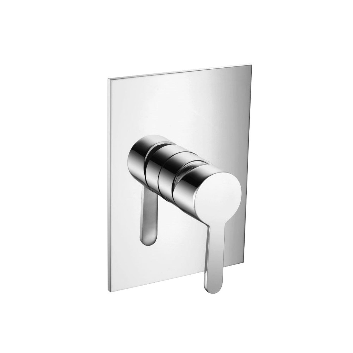 Flusso Faucets Serie 180 8" Chrome Shower Trim With Handle
