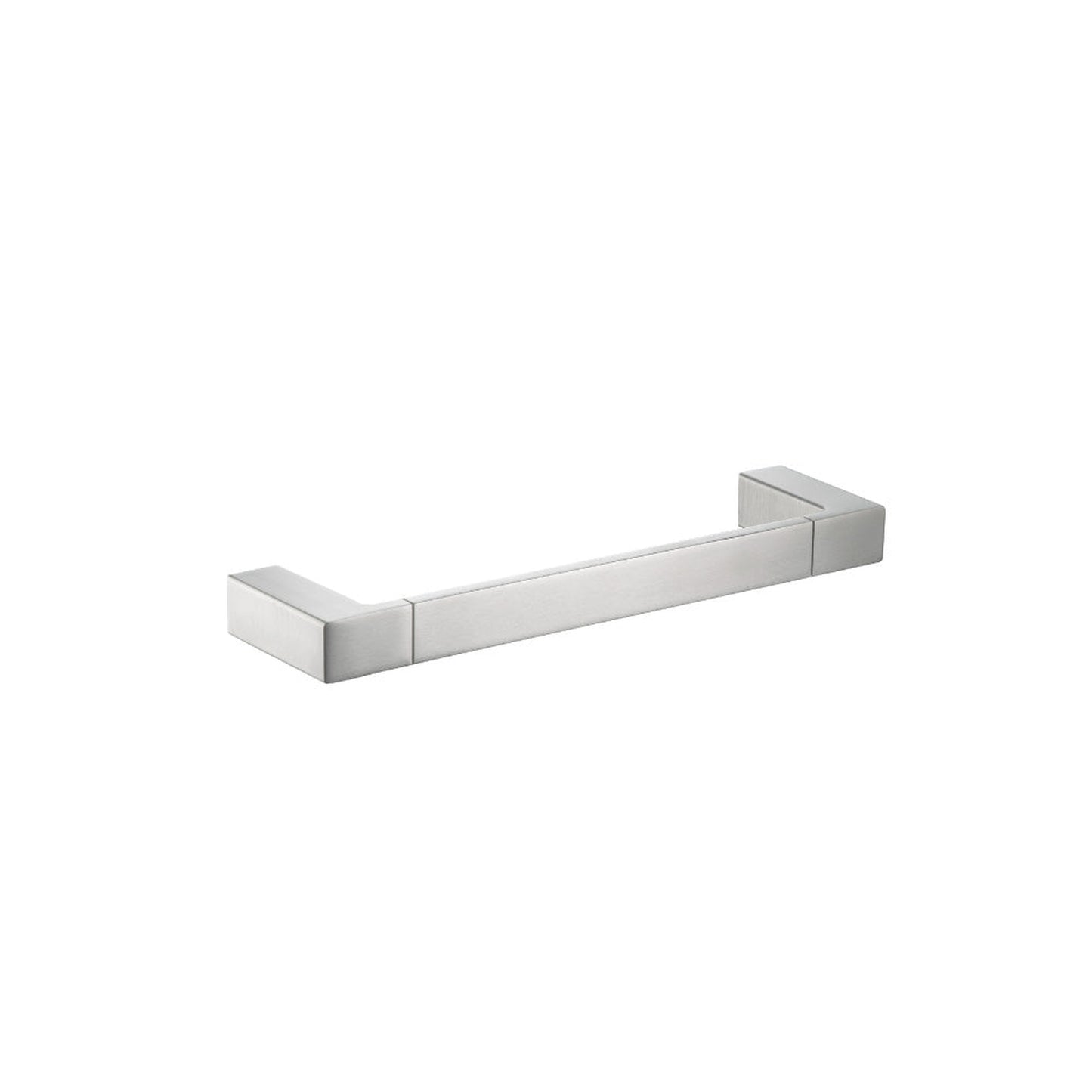 Flusso Faucets Serie 196 11" Mini Brushed Nickel PVD Solid Brass Wall-Mounted Bathroom Towel Bar