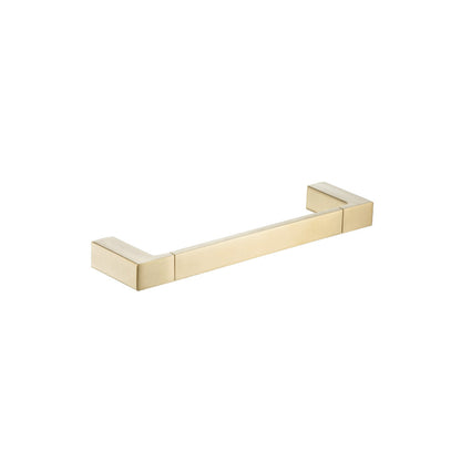 Flusso Faucets Serie 196 11" Mini Satin Brass PVD Solid Brass Wall-Mounted Bathroom Towel Bar