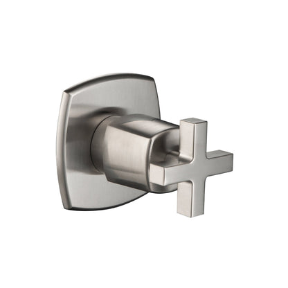 Flusso Faucets Serie 240 3" Brushed Nickel PVD Wall Mounted Volume Control Shower Faucet Valve Trim