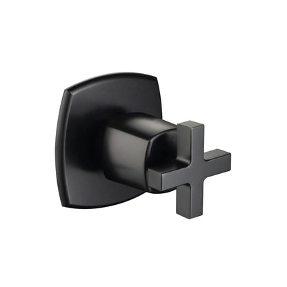Flusso Faucets Serie 240 3" Matte Black Wall Mounted Volume Control Shower Faucet Valve Trim
