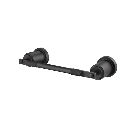 Flusso Faucets Serie 250 10" Mini Matte Black Solid Brass Wall-Mounted Bathroom Towel Bar