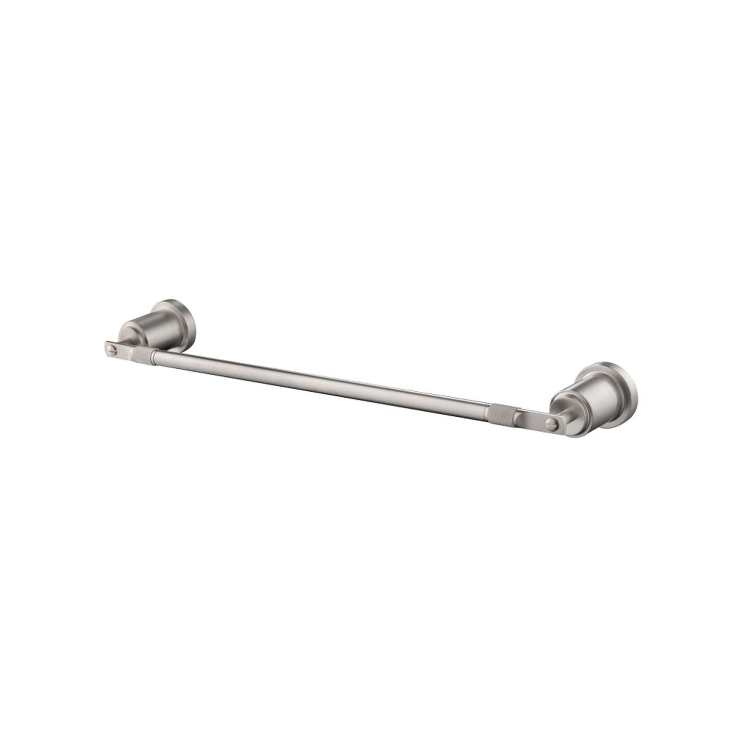 Flusso Faucets Serie 250 20" Brushed Nickel PVD Solid Brass Wall-Mounted Bathroom Towel Bar