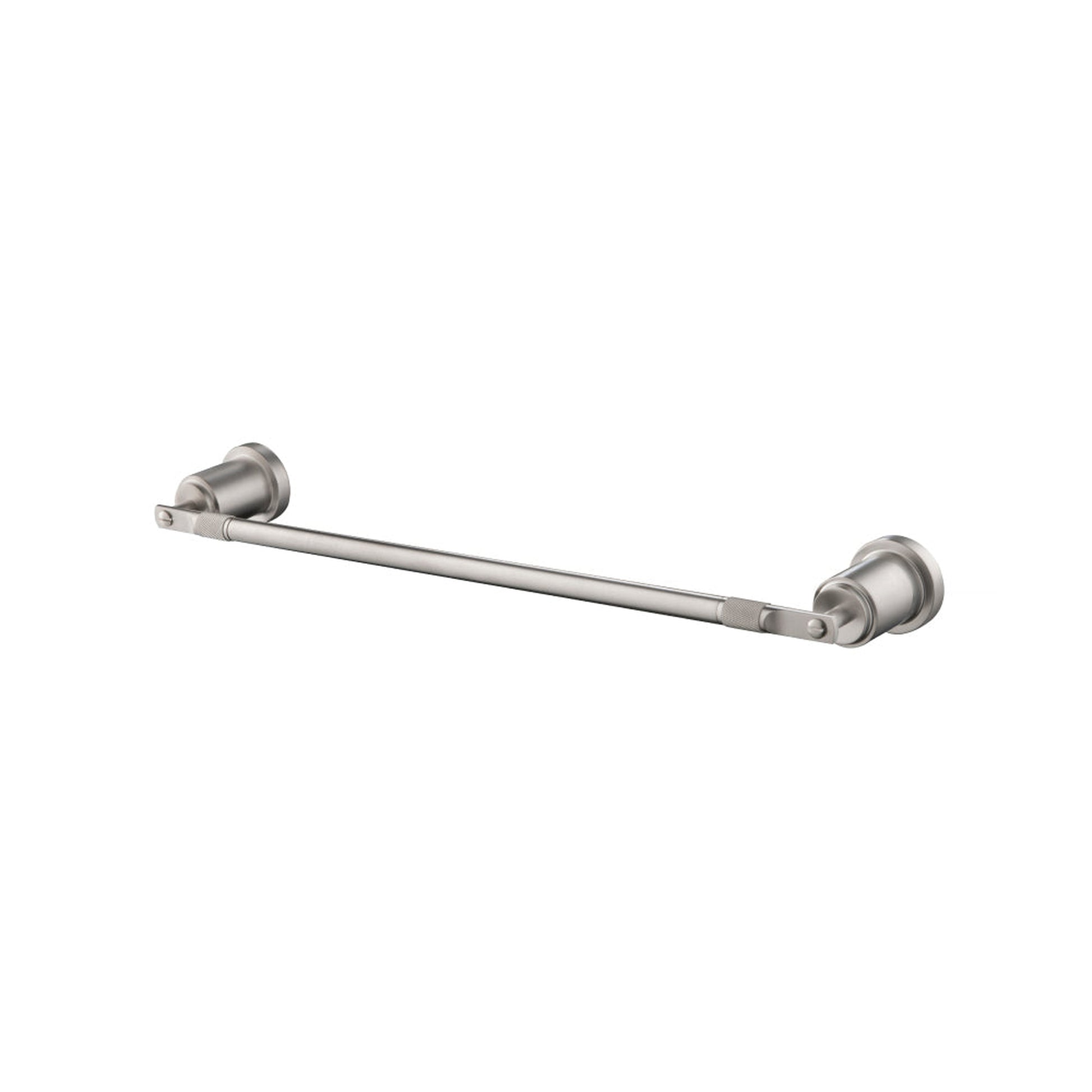 Flusso Faucets Serie 250 20" Brushed Nickel PVD Solid Brass Wall-Mounted Bathroom Towel Bar