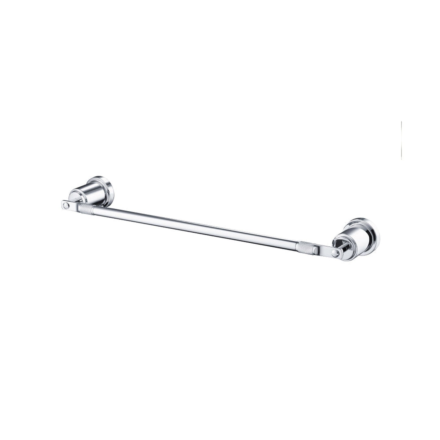 Flusso Faucets Serie 250 20" Chrome Solid Brass Wall-Mounted Bathroom Towel Bar