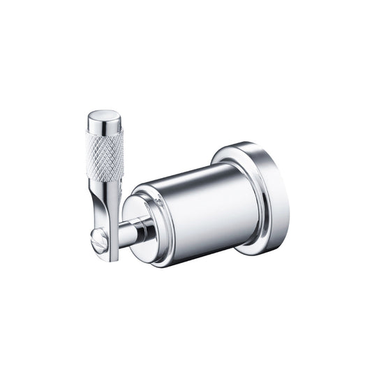 Flusso Faucets Serie 250 3" Chrome Solid Brass Wall-Mounted Bathroom Towel and Robe Hook