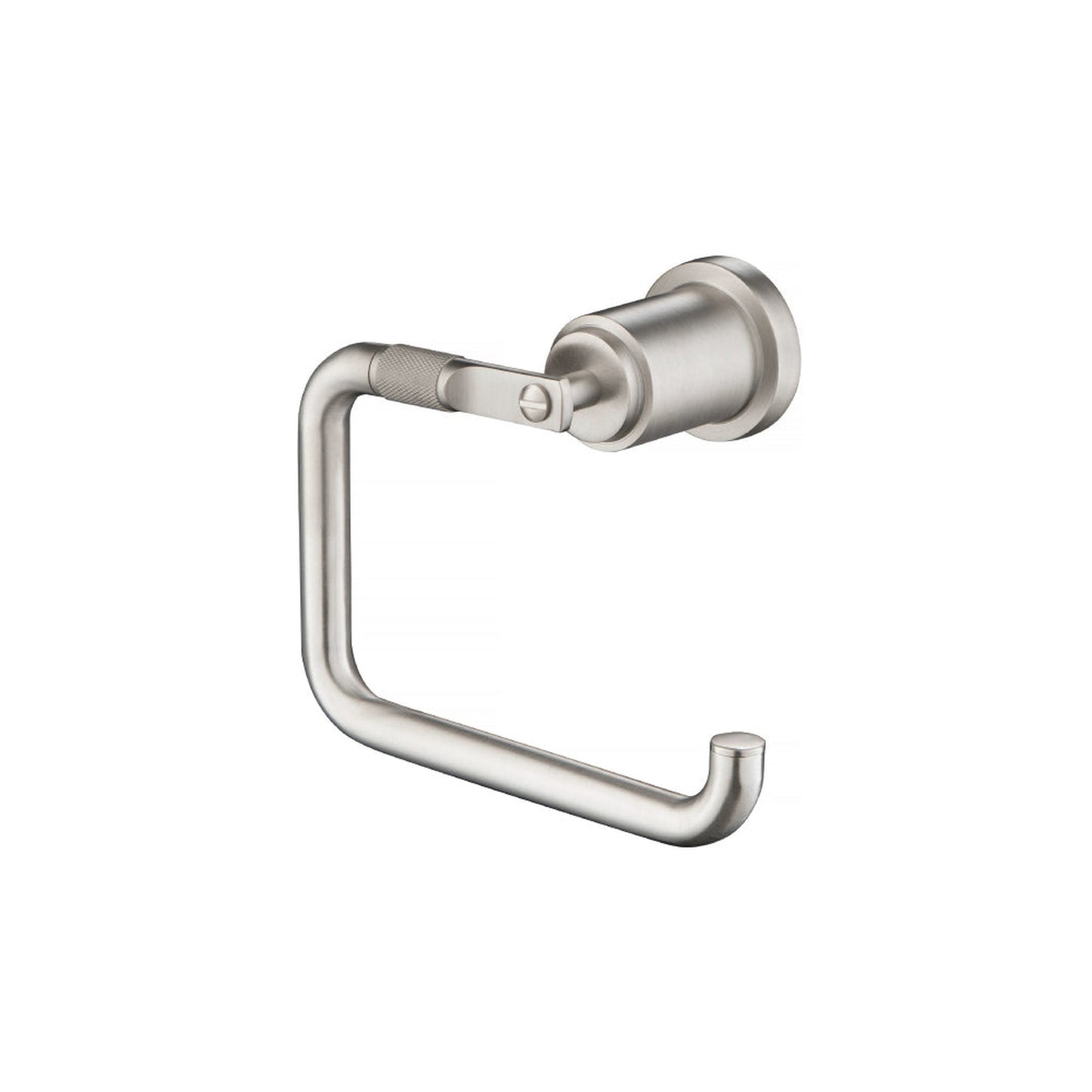 Flusso Faucets Serie 250 6" Brushed Nickel PVD Solid Brass Wall-Mounted Toilet Paper Holder