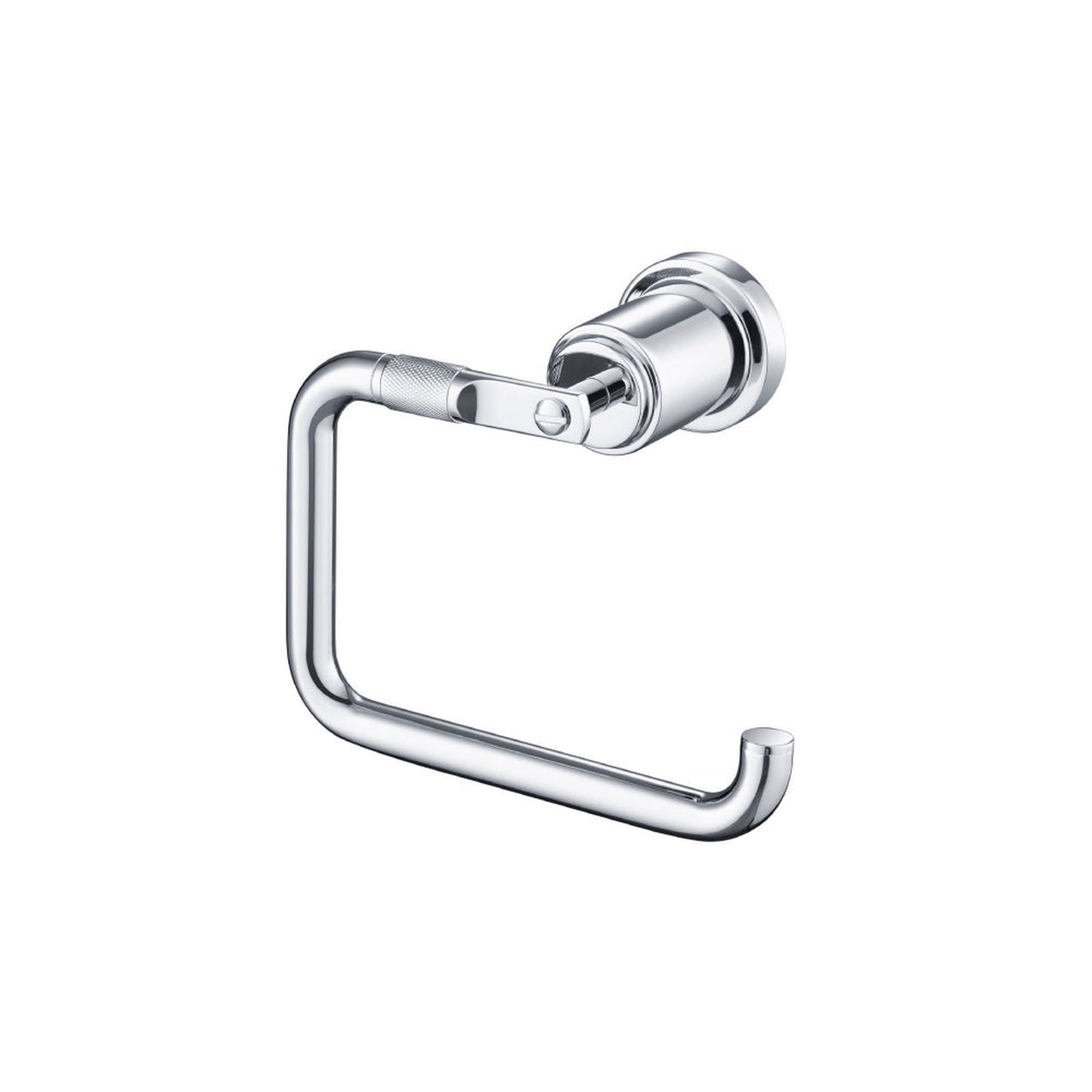 Flusso Faucets Serie 250 6" Chrome Solid Brass Wall-Mounted Toilet Paper Holder