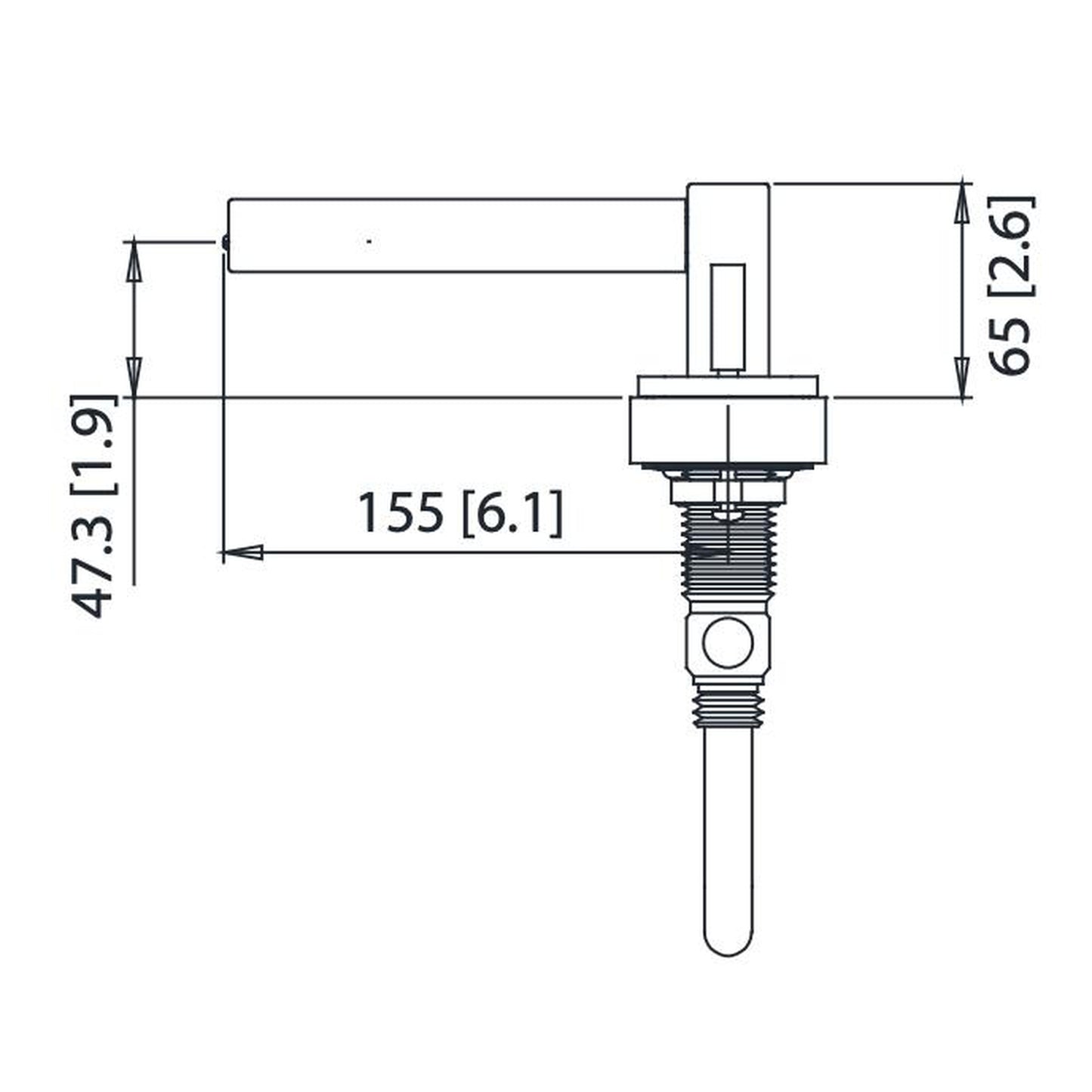 Flusso Faucets Serie 260 14" Three-Hole Brushed Nickel PVD Deck-Mounted Cascade / Sheet Flow Waterfall Roman Bathtub Faucet With Valve Set