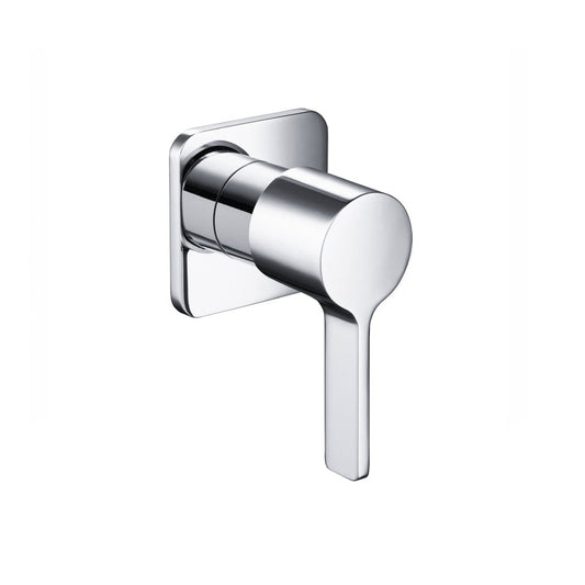 Flusso Faucets Serie 260 3" Chrome Wall Mounted Shower Faucet Trim With 0.75" Single-Output NPT Female Connection Volume Control Valve