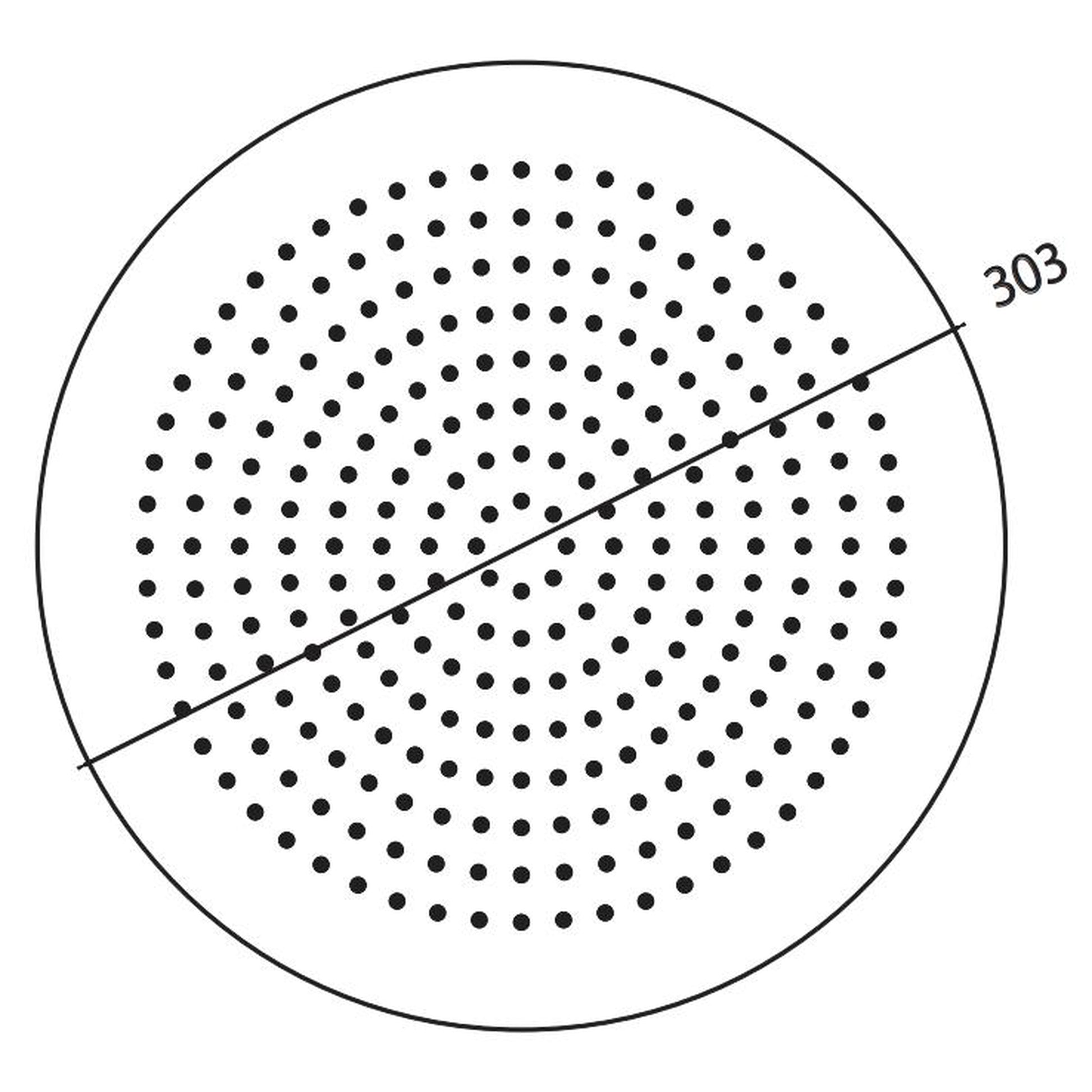 Flusso Faucets Universal Fixtures 12" Single Function Round Polished Nickel PVD Solid Brass Rain Shower Head With 6" Ceiling Mounted Shower Arm