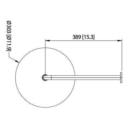 Flusso Faucets Universal Fixtures 12" Single Function Round Satin Brass PVD Solid Brass Rain Shower Head With 15" Wall Mounted Shower Arm